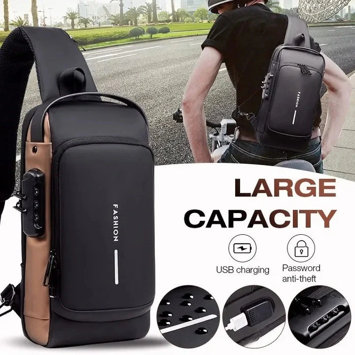 Anti-Theft Crossbody Backpack - Image 3