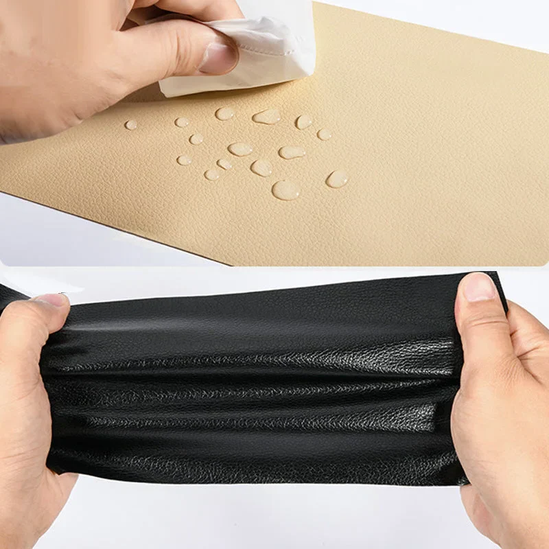 Self-Adhesive Leather Refinisher Cuttable Sofa Repair Patch (19.7 x 53.9 inches) - Image 10