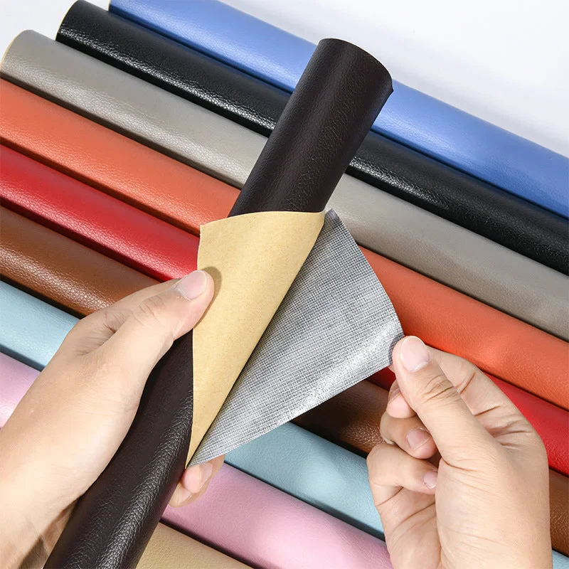 Self-Adhesive Leather Refinisher Cuttable Sofa Repair Patch (19.7 x 53.9 inches) - Image 11