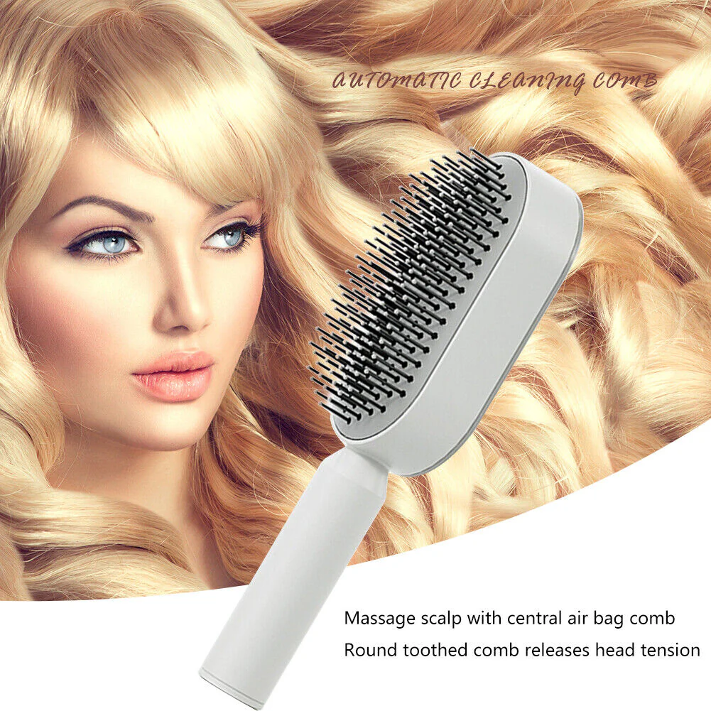 Self Cleaning Hair Brush - Image 2