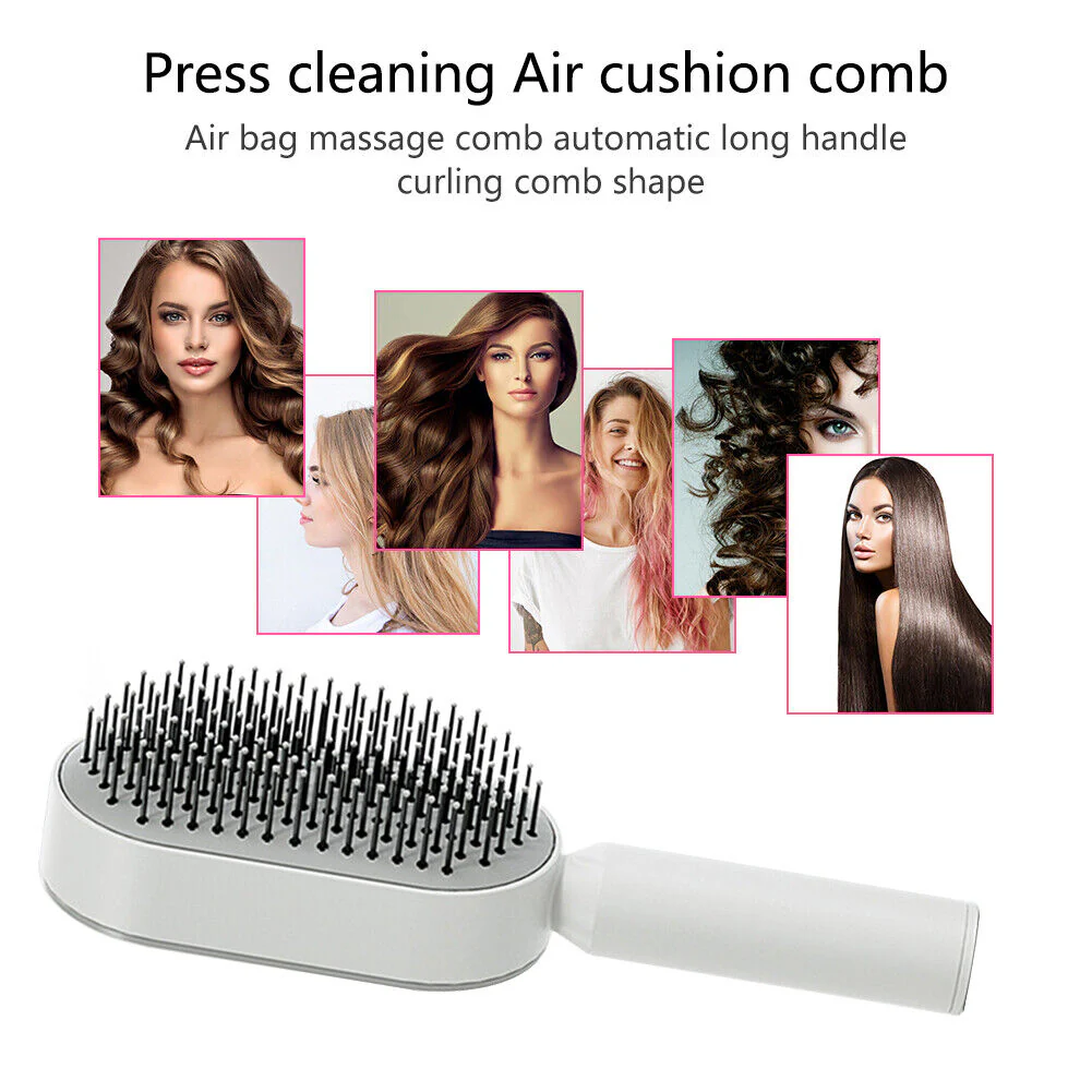 Self Cleaning Hair Brush - Image 4