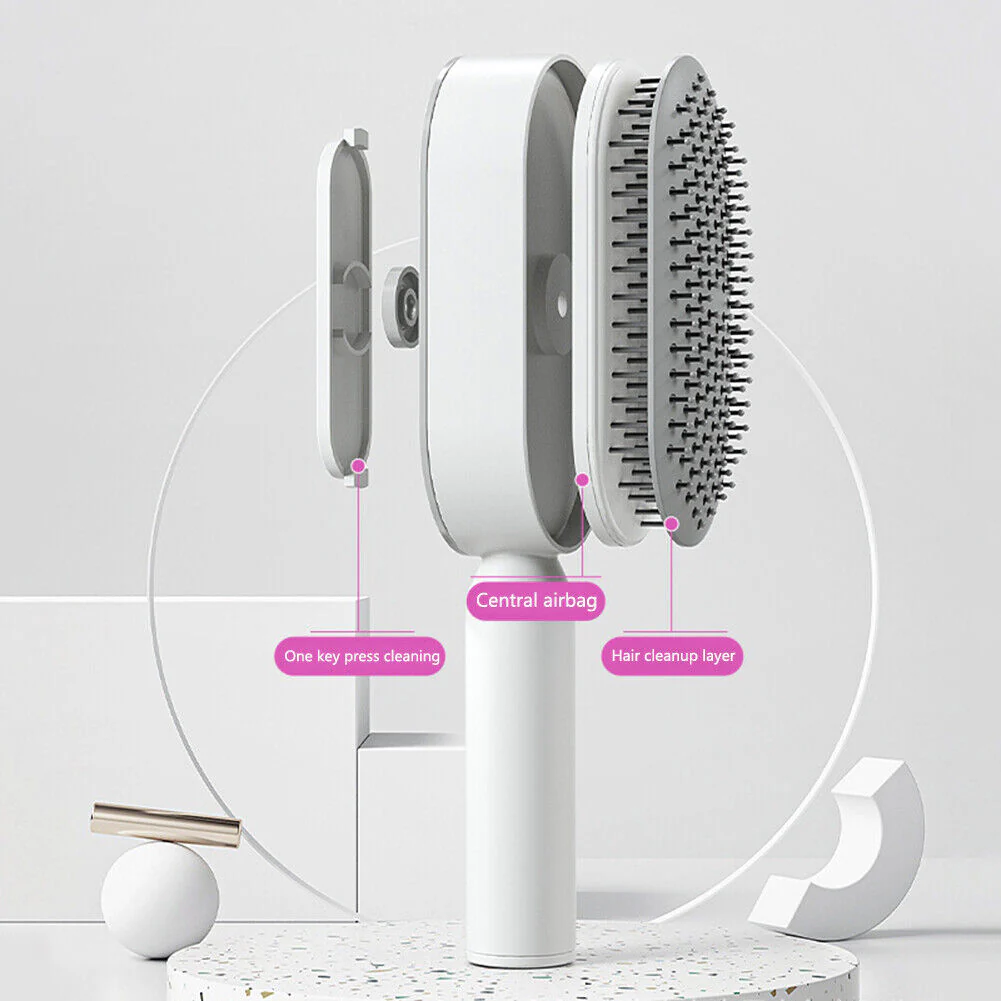Self Cleaning Hair Brush - Image 5