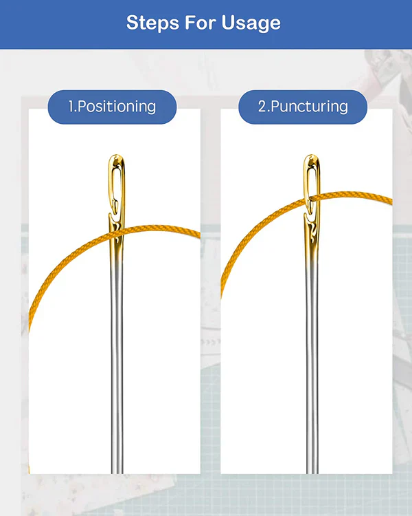 Self Threading Sewing Needles - Image 6