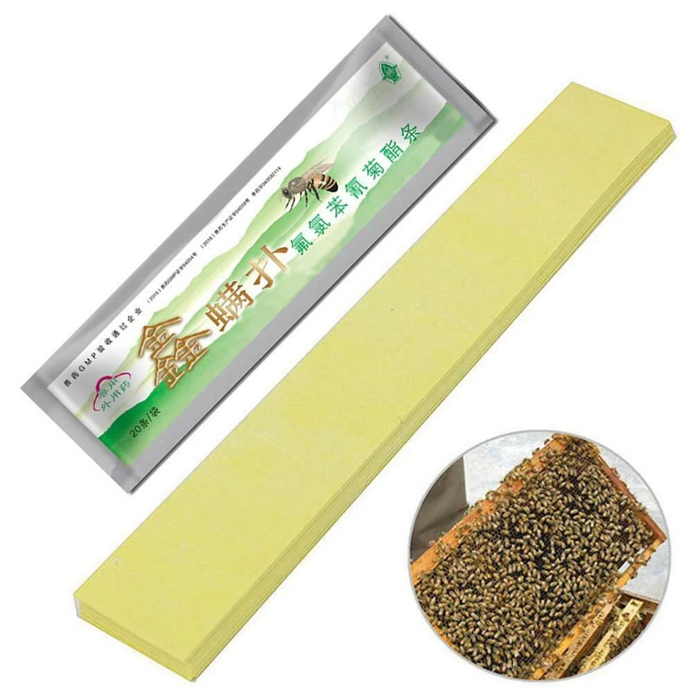 Set Of 20 Strips Of Fluvalinate Insect Repellent