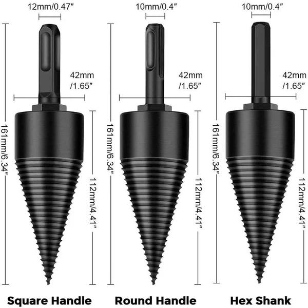 Shank Firewood Drill Bit - Works With Any Drill! - Image 3