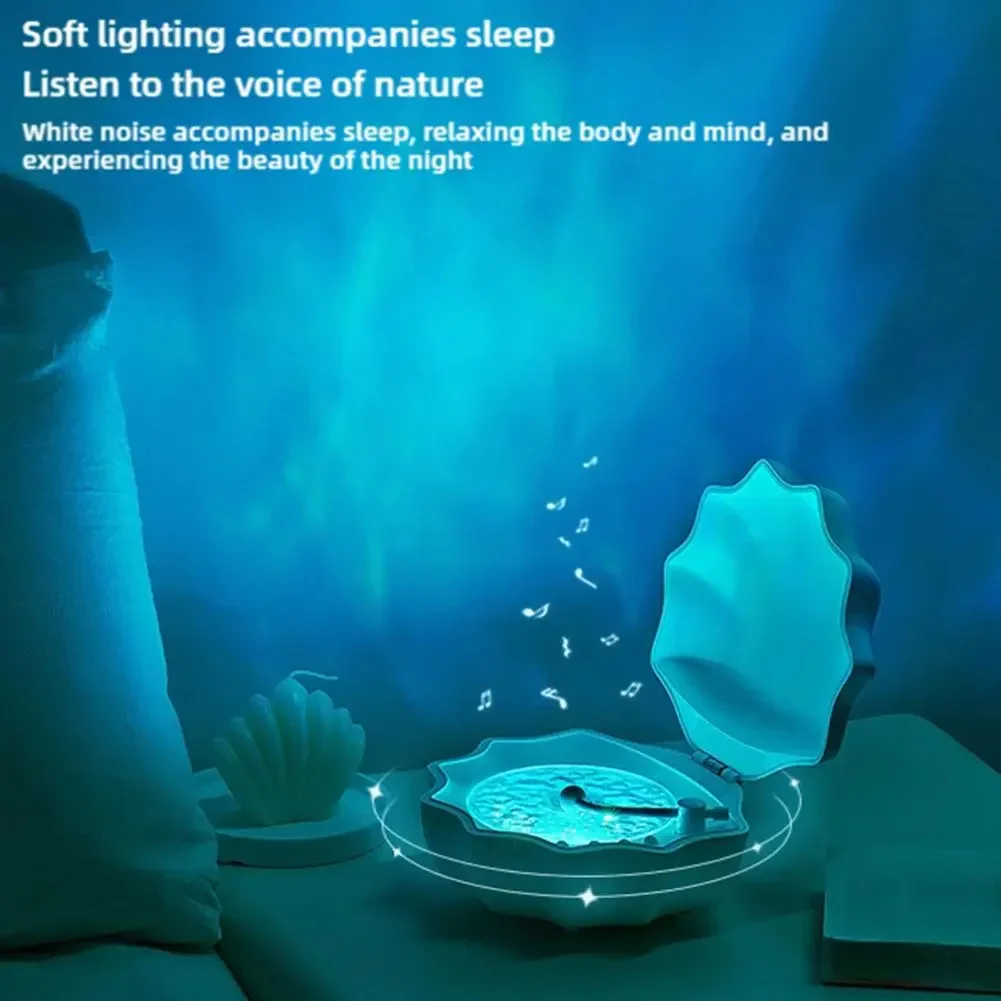 Shell Bluetooth Speaker with Night Light - Image 3
