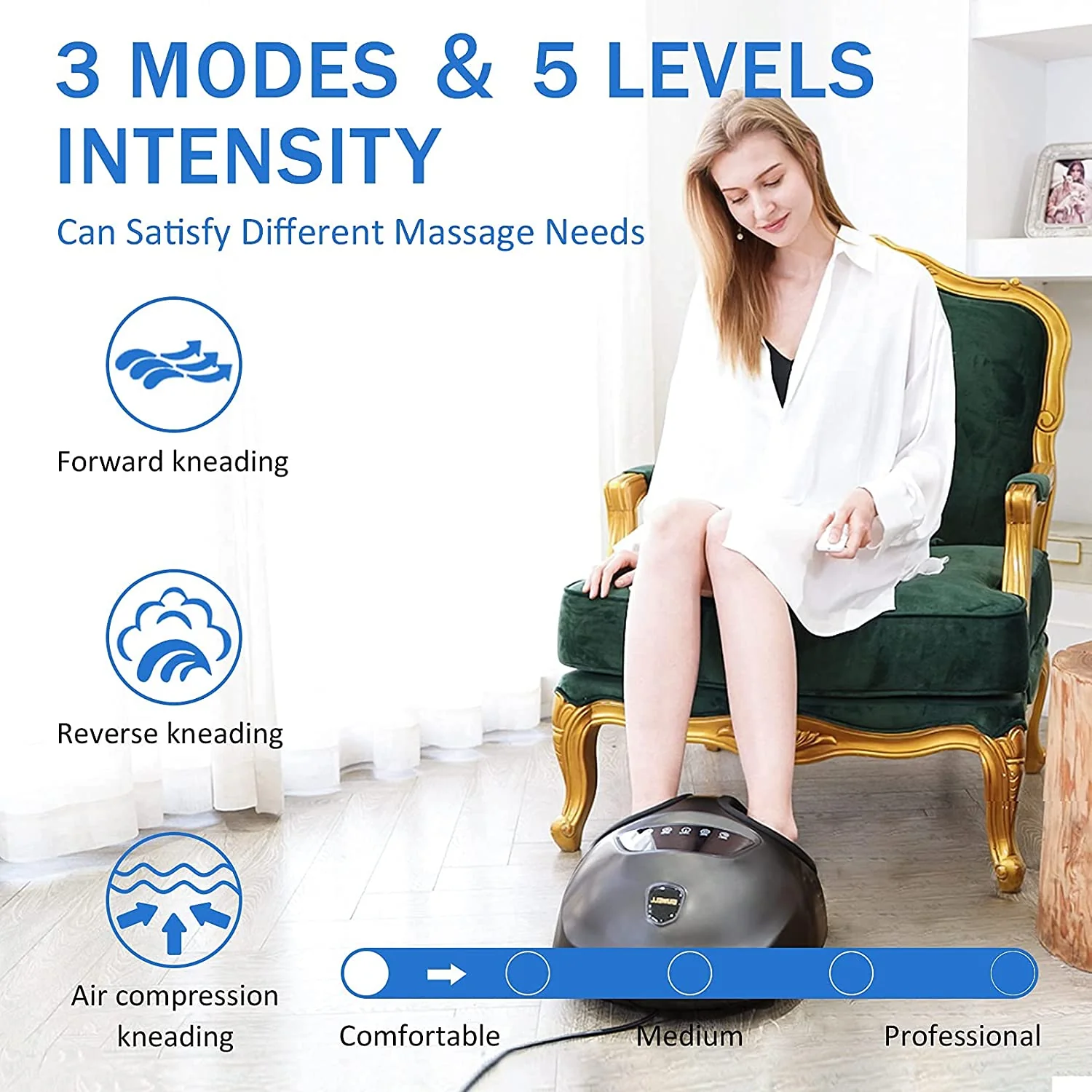 Shiatsu Electric Foot Massager With Heat - Image 2