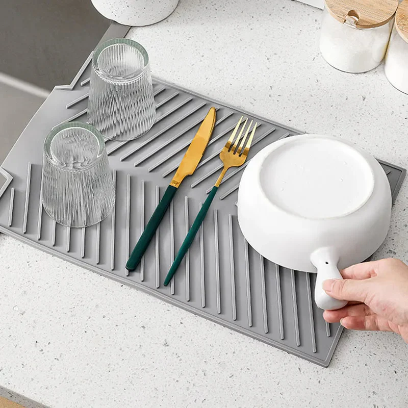 Silicone Countertop Dish Drying Mat - Image 2