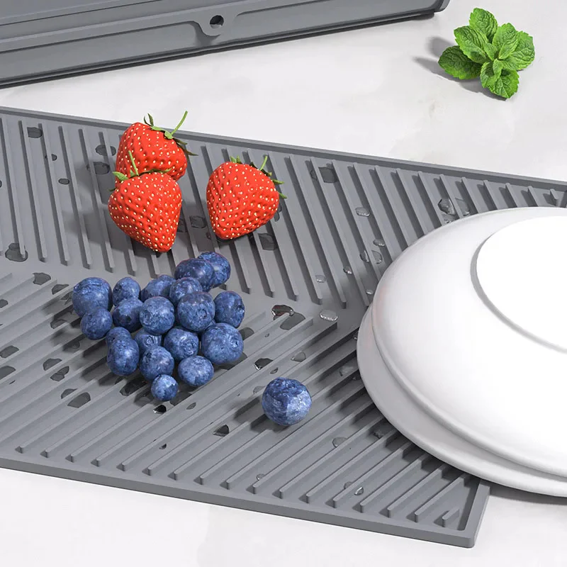 Silicone Countertop Dish Drying Mat - Image 3
