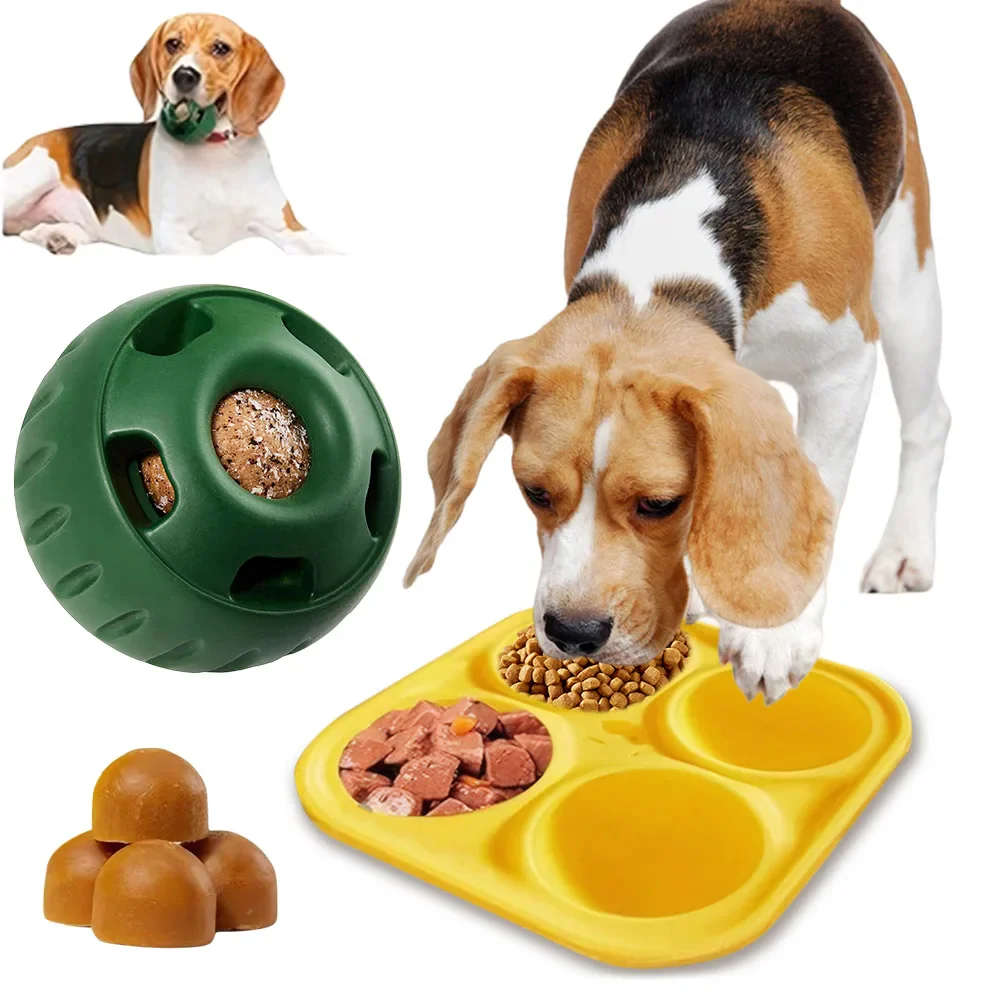 Silicone Dog Slow Feeder & Refillable Dog Chew Toy - Image 2
