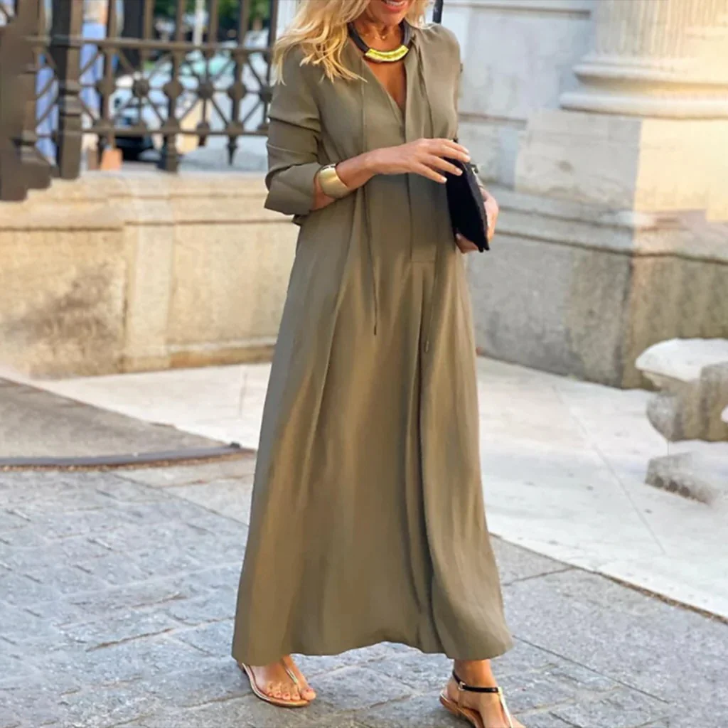 Simple Casual Women's Dress - Image 3