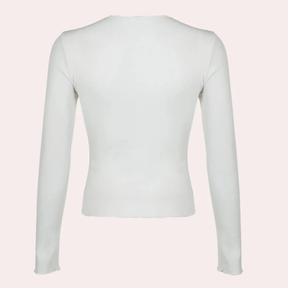 Simple Long Sleeve Women's Top - Image 5