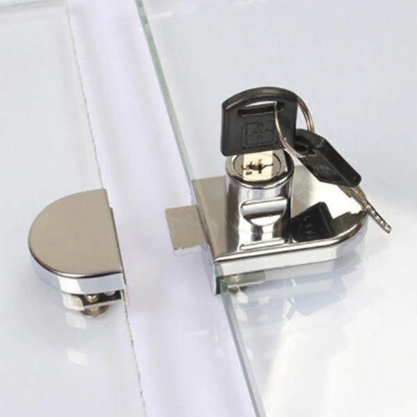 Single Glass Lock Furniture Hardware - Image 3
