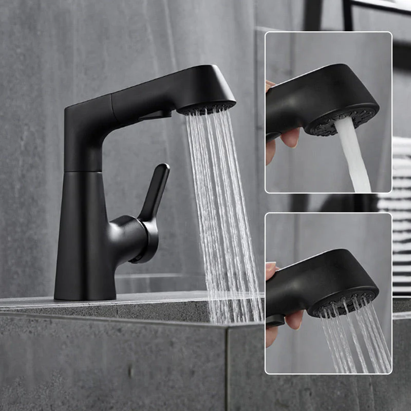 Single-Hole Basin Tap With Pull-Out Spray Head - Image 5
