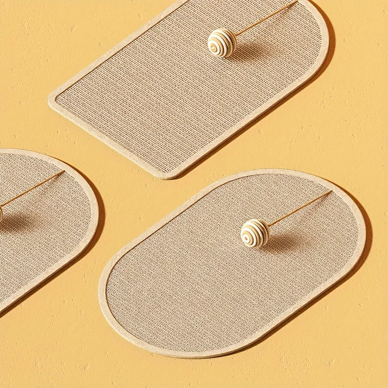 Sisal 3 in 1 Wall Mounted Cat Scratch Pad - Image 4