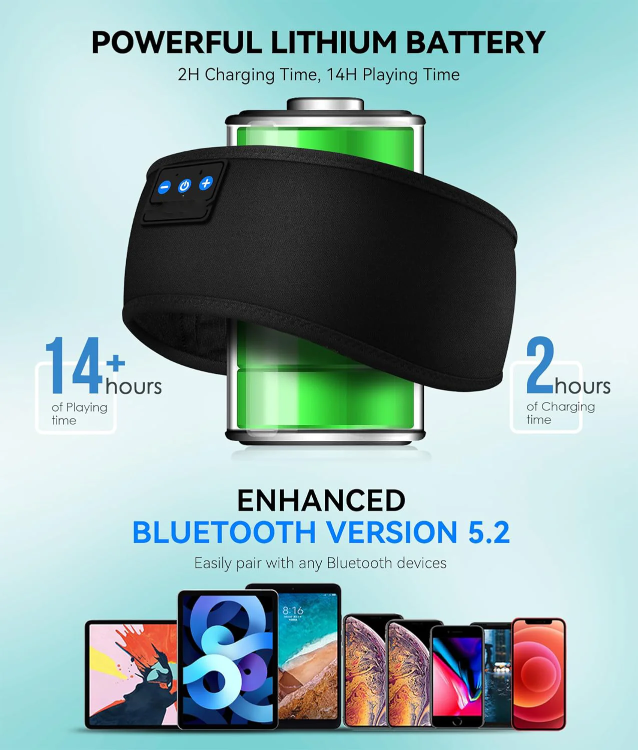 Sleep Headphone Headband - Image 3