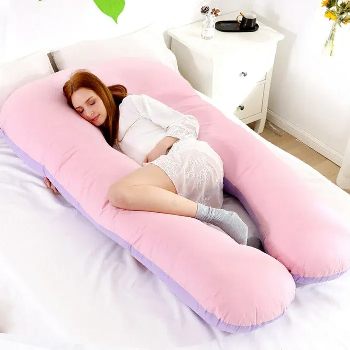 Sleeping Full Support Body Pillow - Ergonomic Design For Pregnancy, Shoulder & Back Pain - Image 2