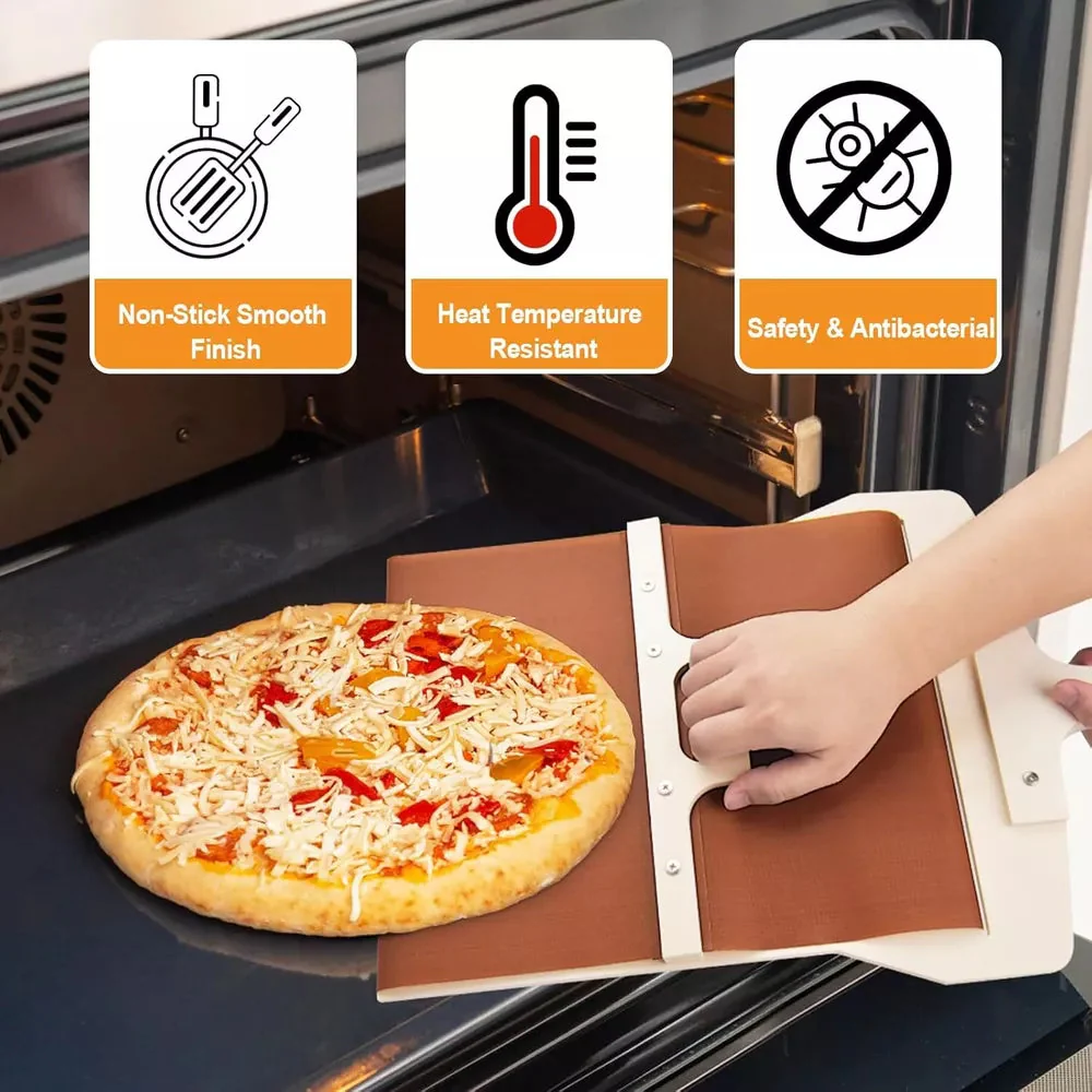Sliding Pizza Peel – Easily Transfer & Serve Your Pizza - Image 3