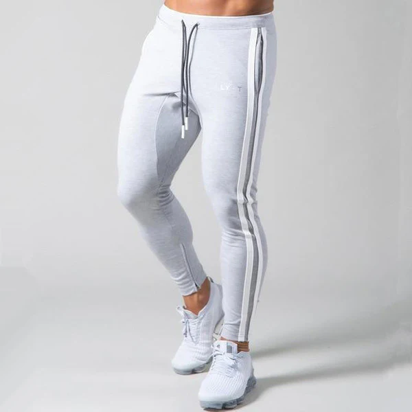 Slim-fit banded joggers