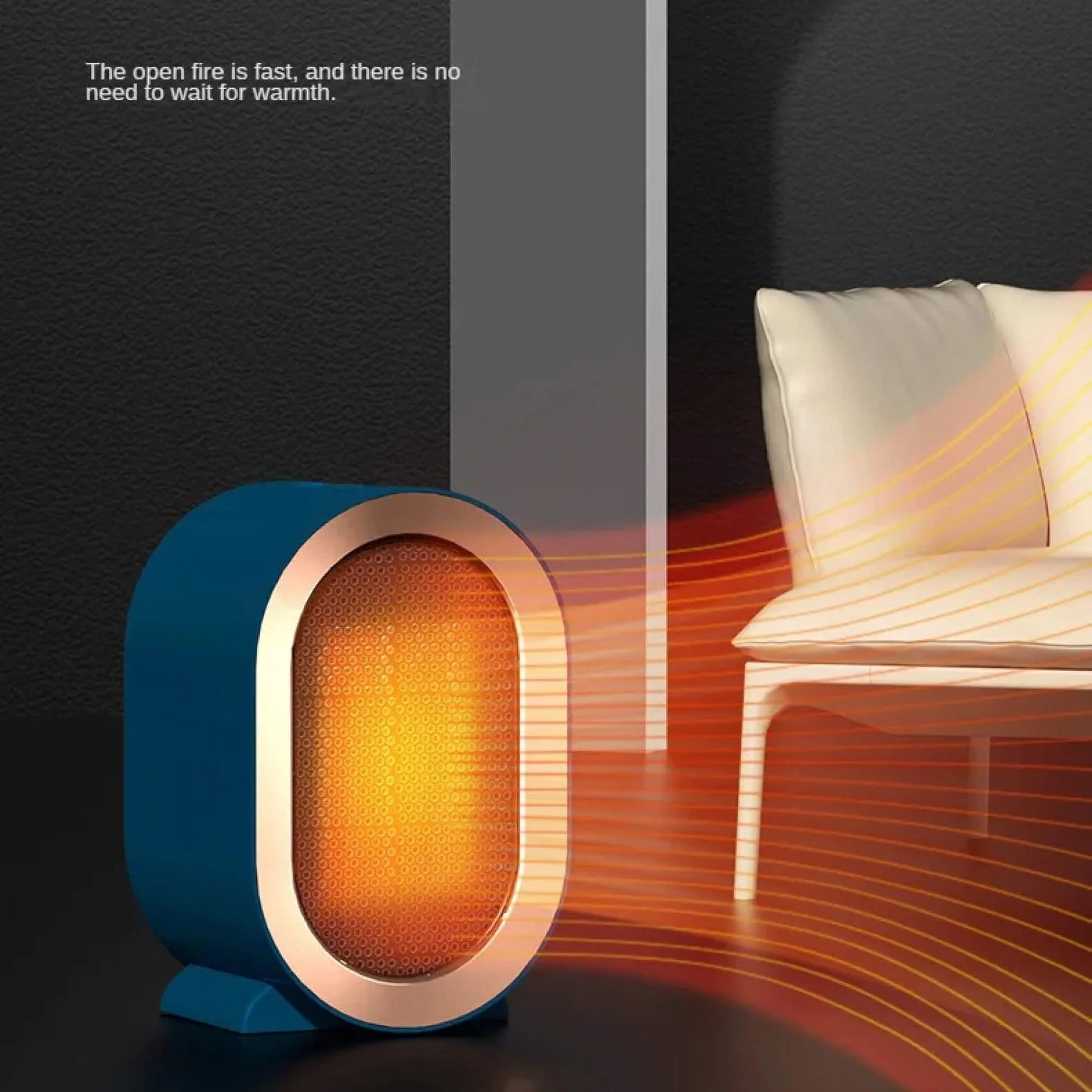 Small Energy Efficient Space Room Electric Heater Portable Low Energy Power Saving - Image 10