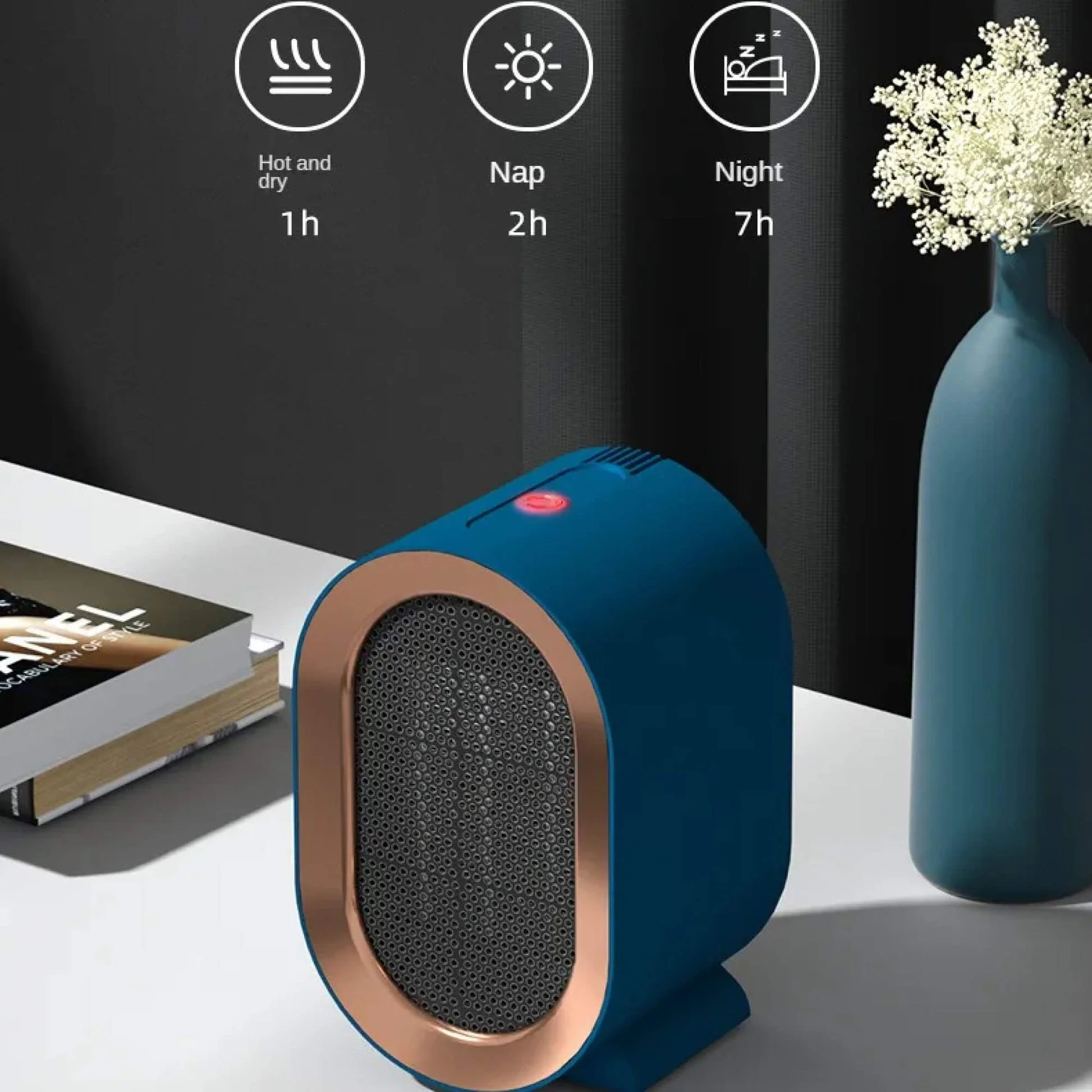 Small Energy Efficient Space Room Electric Heater Portable Low Energy Power Saving - Image 7