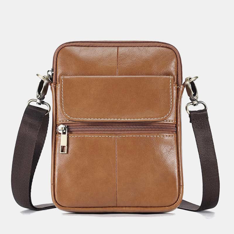 Small Shoulder Bag Made Of Leather For Men - Image 12