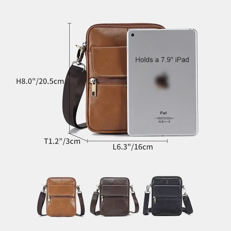 Small Shoulder Bag Made Of Leather For Men - Image 14