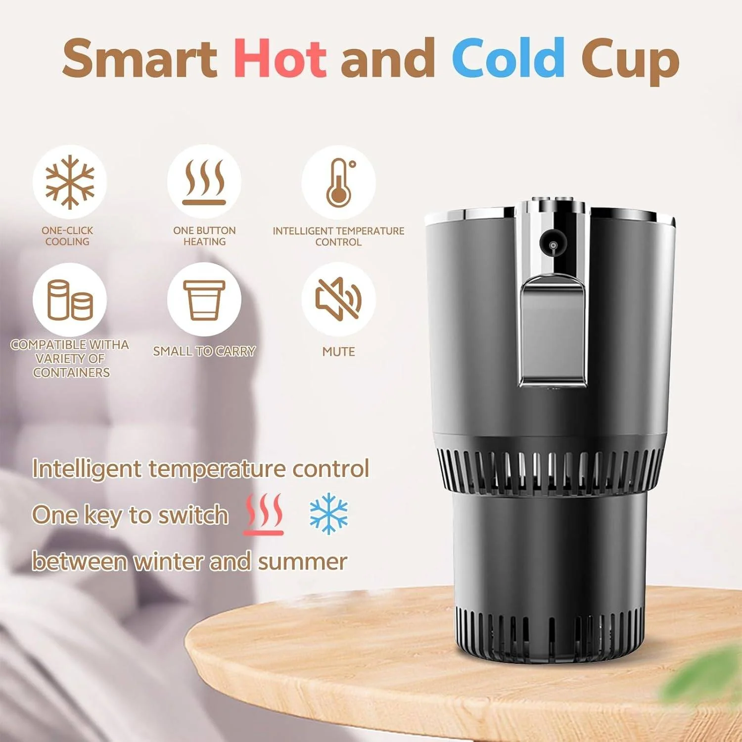 Smart Cold and Warm Car Cup Holder - Image 6