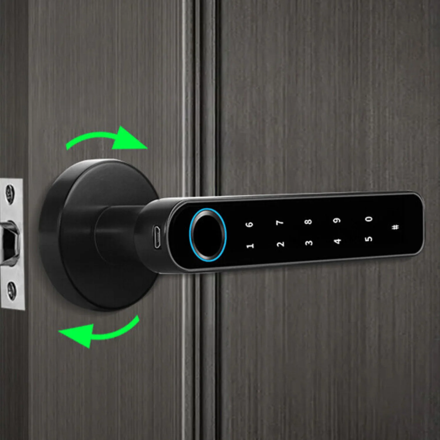 Smart Electronic Mobile App Controlled Bluetooth Fingerprint Door Lock - Image 4