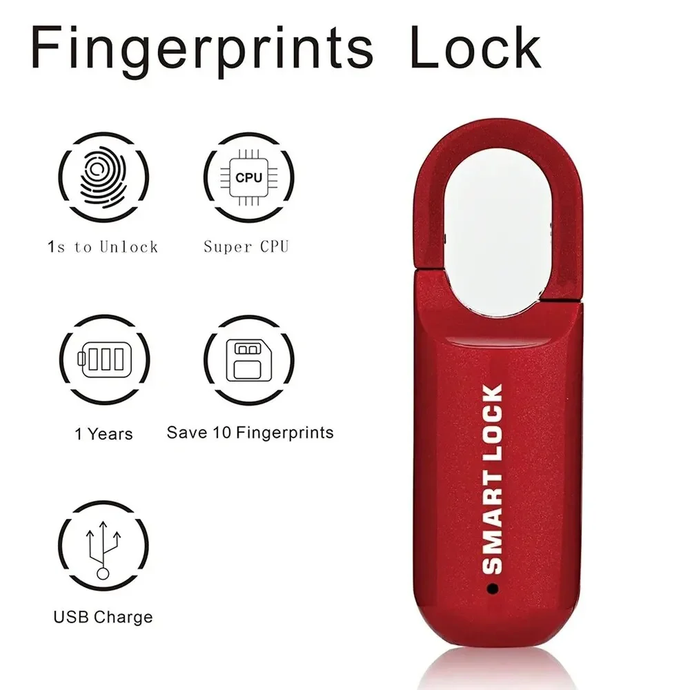 Smart Fingerprint Padlock - Image 5