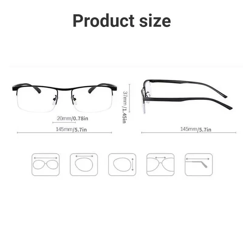 Smart German Progressive Glasses – Multifocal Intelligent Reading & Distance Eyewear - Image 7