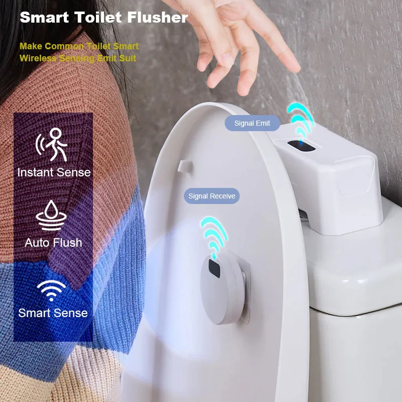 Smart Infrared Sensor Toilet Flusher - Image 2