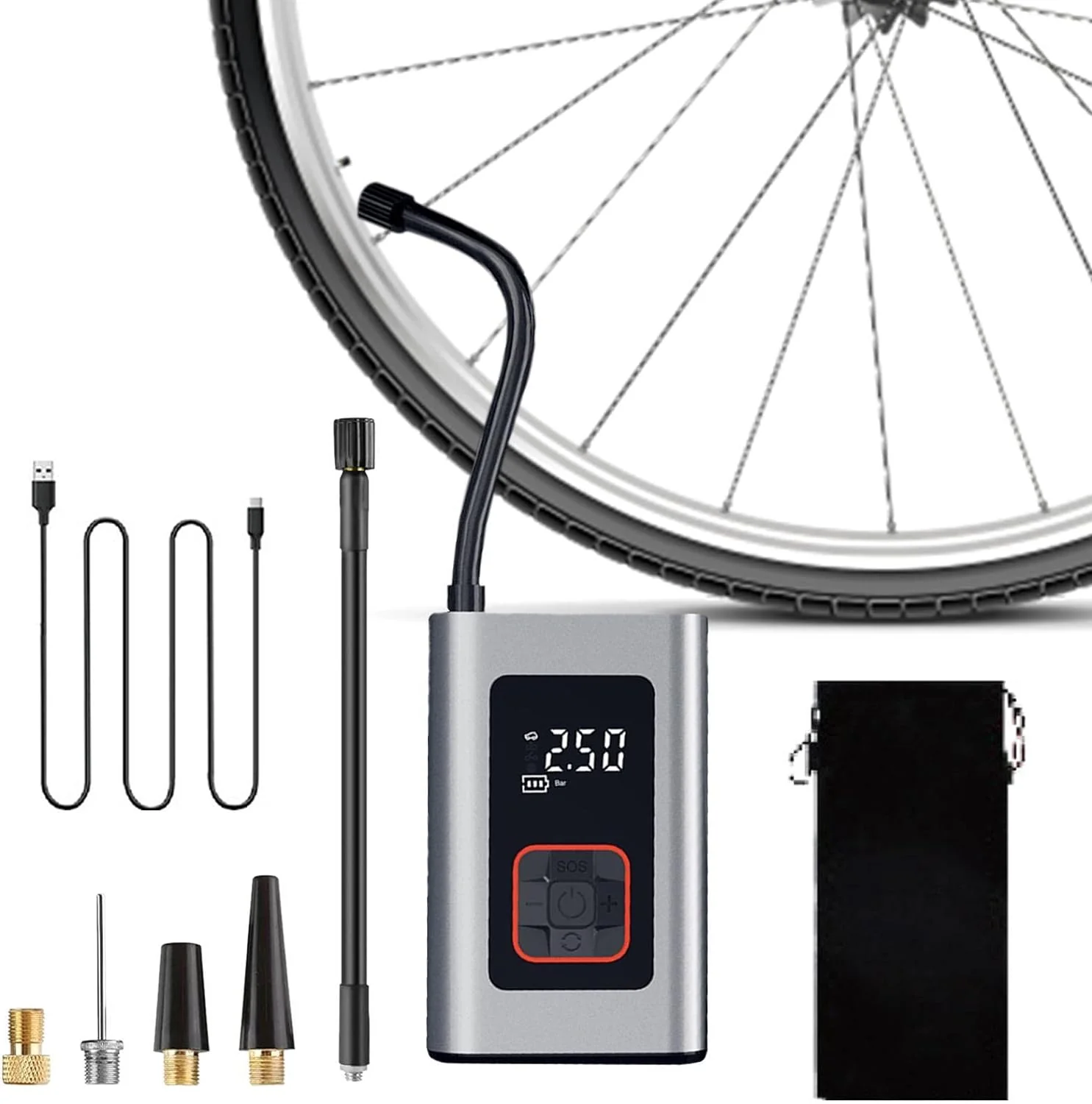 Smart Portable Electric Tire Inflator - Image 9