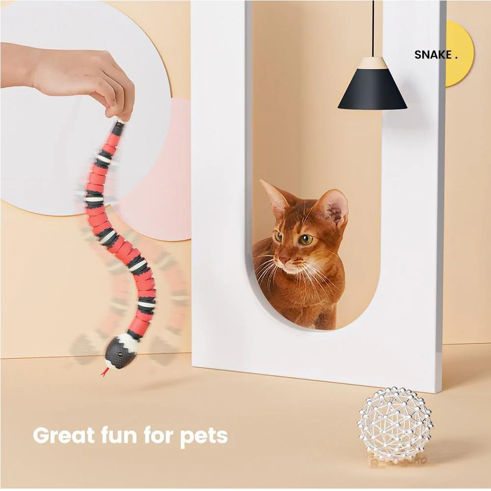 Smart Sensor Interactive Snake Toy For Cats - Image 2