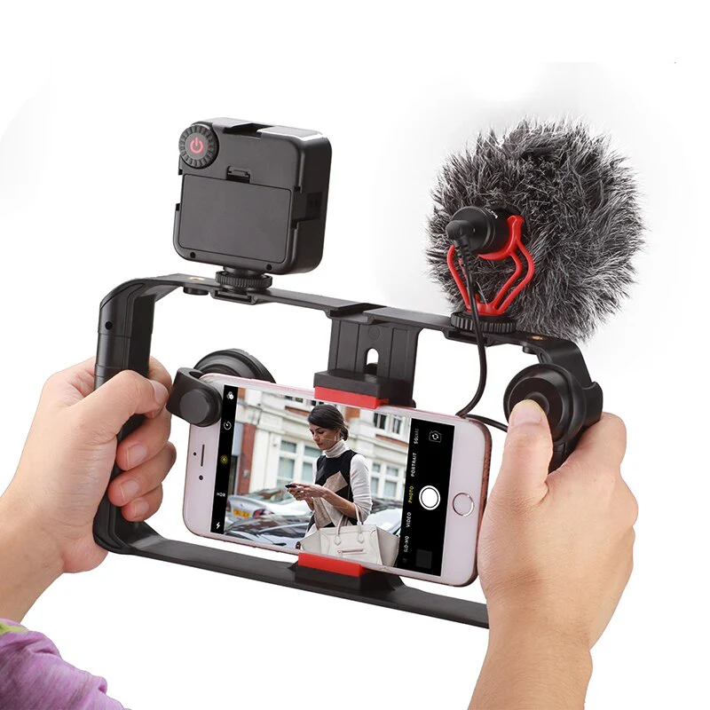 Smartphone Video Rig Stabilizer With Light - Image 2