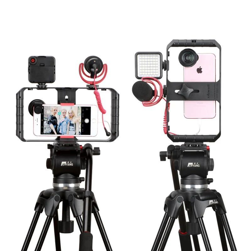 Smartphone Video Rig Stabilizer With Light - Image 3