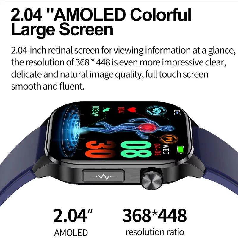 Smartwatch For Seniors Blood Pressure Sugar Health Management - Image 3