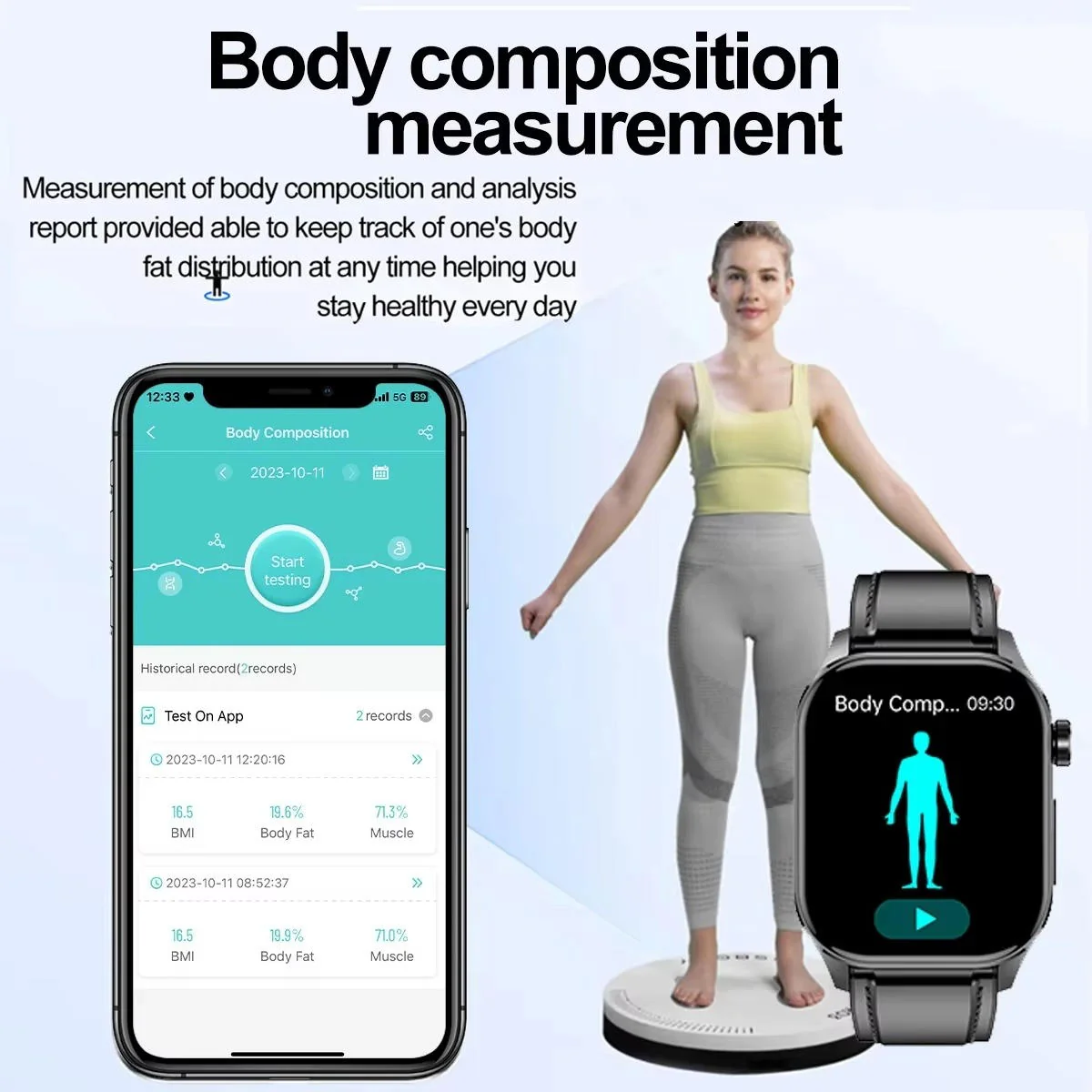 Smartwatch For Seniors Blood Pressure Sugar Health Management - Image 6