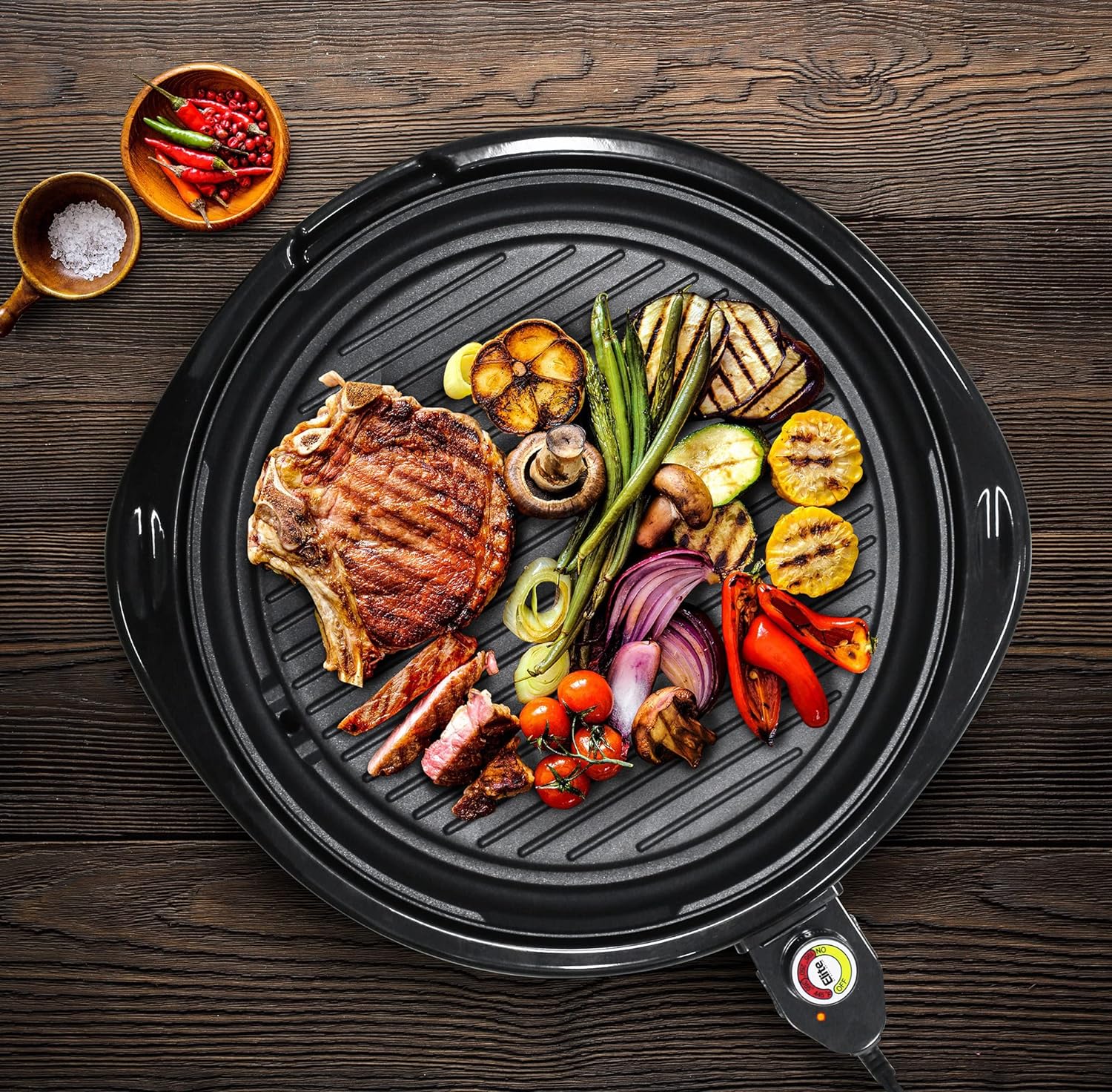 Smokeless Electric Tabletop Grill Nonstick - Image 9