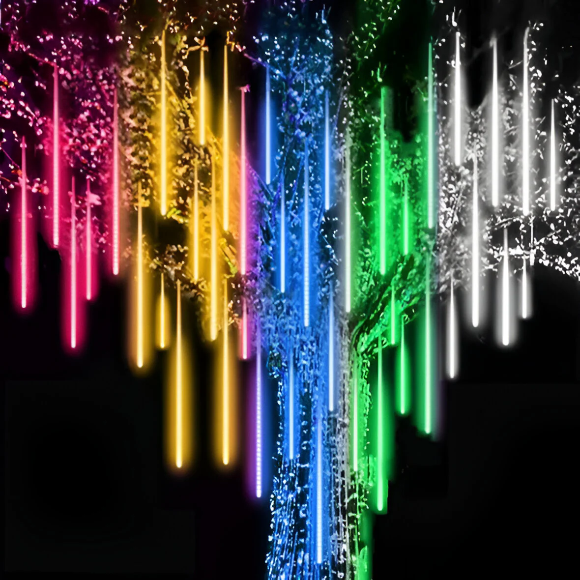Snowfall Garland Lights (set of 8) - Image 4