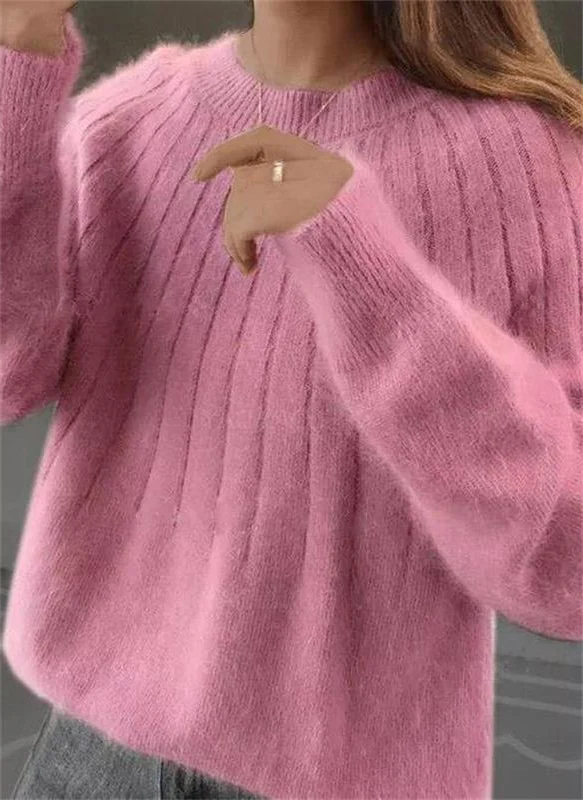Soft Cashmere Knitted Sweater for Women - Warm and Luxury - Image 3