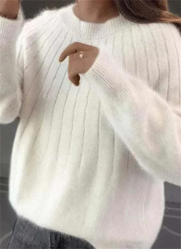 Soft Cashmere Knitted Sweater for Women - Warm and Luxury - Image 5