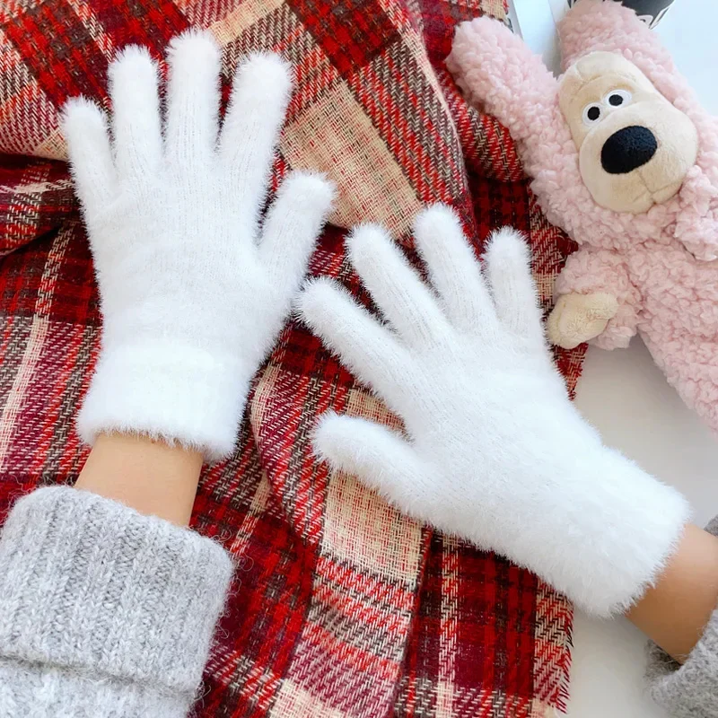Soft Plush Winter Gloves for Women - Image 6