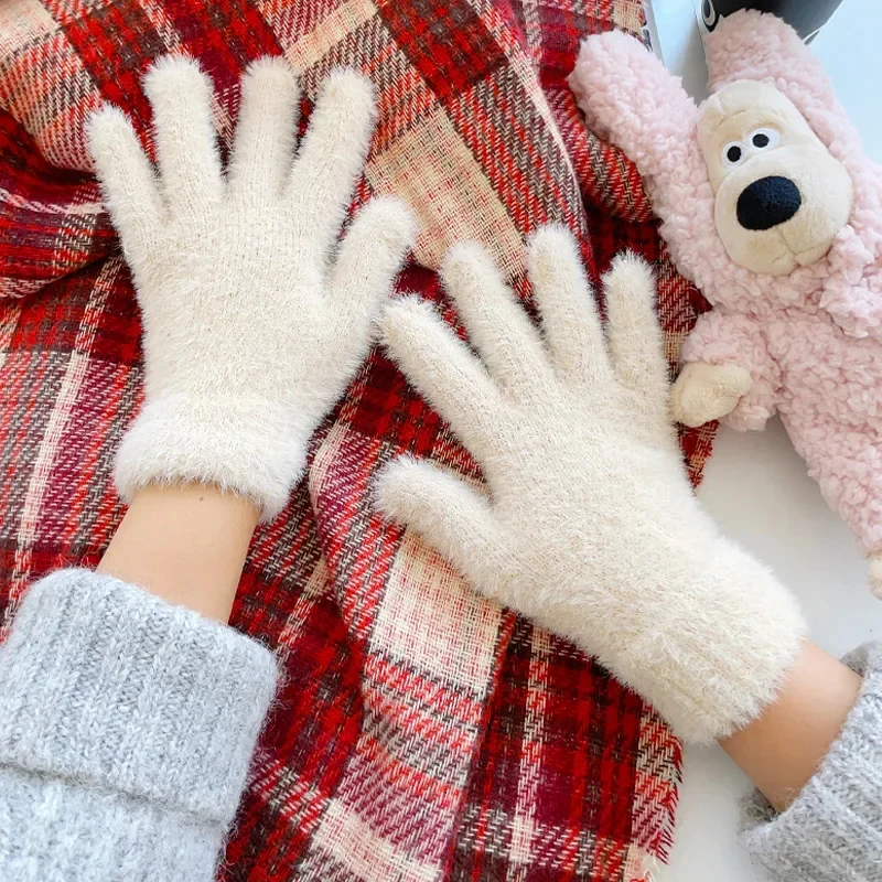 Soft Plush Winter Gloves for Women - Image 7