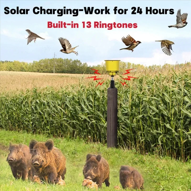 Solar Bird Repeller with Sound and Light - Image 3
