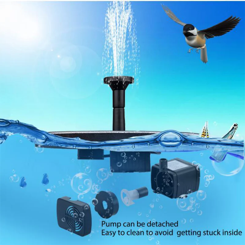 Solar Fountain Pump Floating Water Decor - Image 3