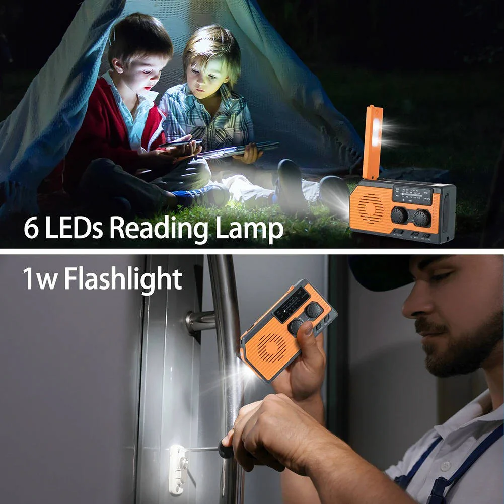 Solar Hand Crank Emergency Radio - Image 3