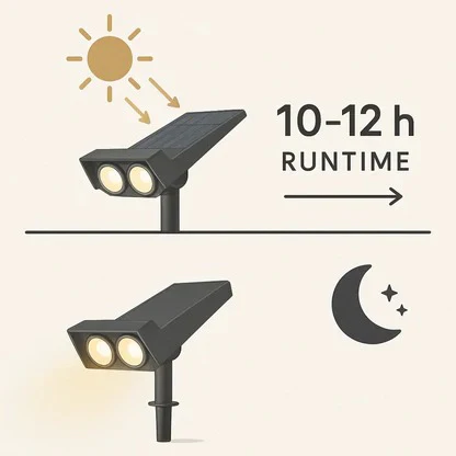 Solar LED Multi-Zoom Spot Light - Image 10