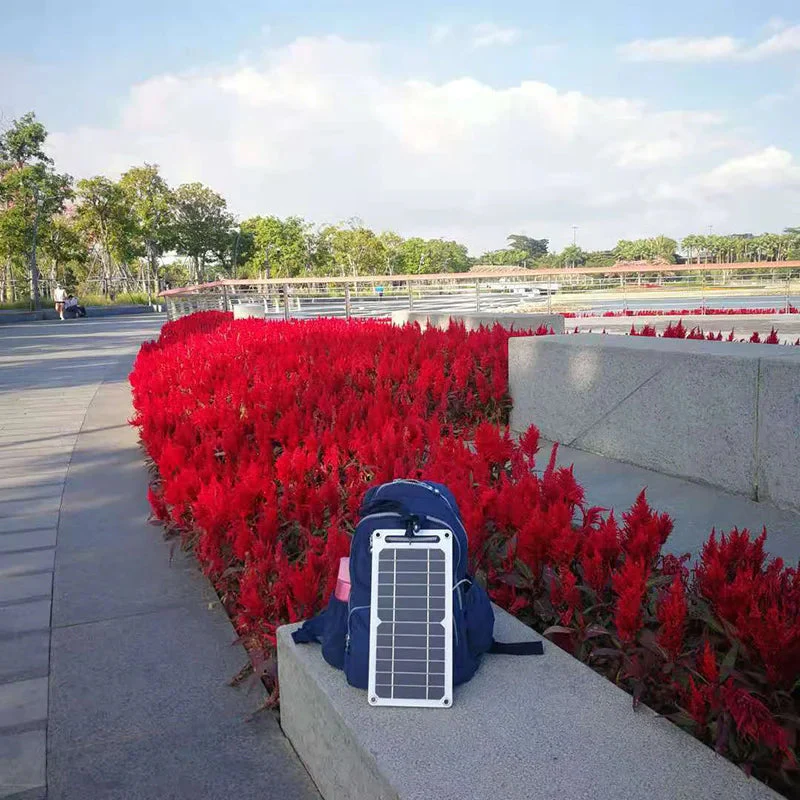 Solar Panel With Portable USB Battery, Waterproof - Image 2