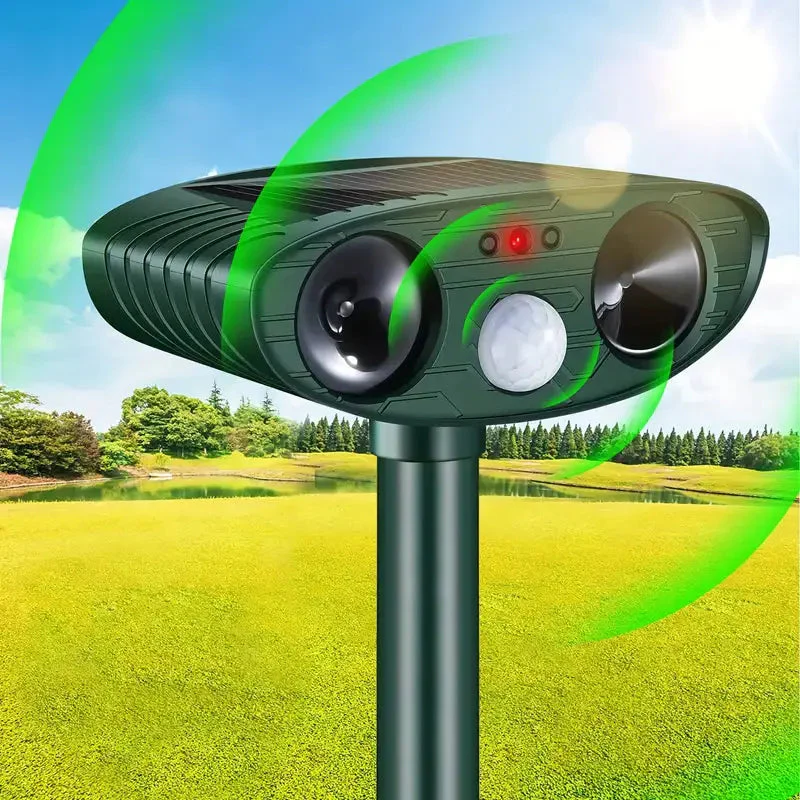 Solar-Powered Animal Repeller With Ultrasound - Image 2